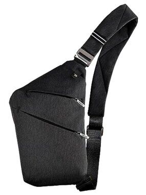 🆕 VADOO Sling Bag - Anti-theft Crossbody Shoulder Bag for Men and Women, Black,